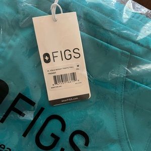 Figs Teal Medium Tall Yola Scrubs
